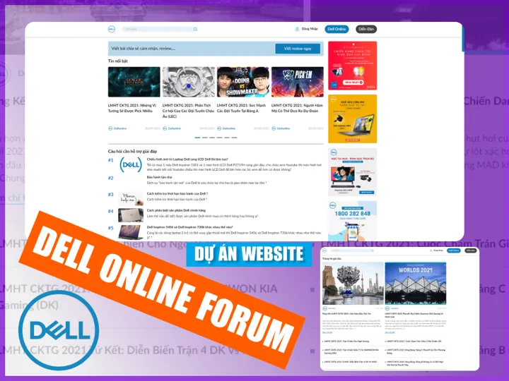 Sàn thương mại điện tử Dell Online do MONA làm
